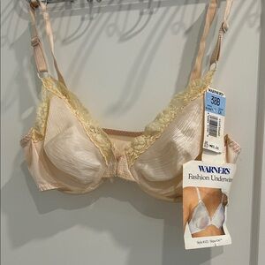 NWT Vintage 90’s Warners Shine On Underwire Bra , front closure |Size 38B